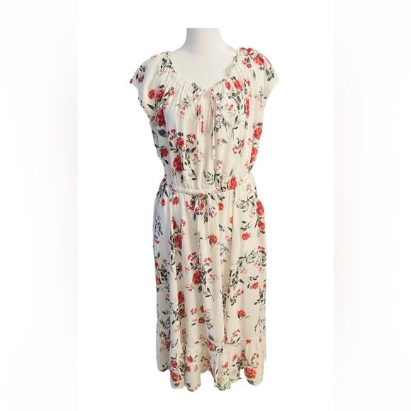 Torrid Women Dress Floral Baby Doll Sun Dress Beach Costal Casual Size 1 - Picture 1 of 7